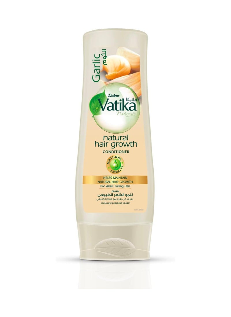 VATIKA Vatika Naturals Garlic Conditioner with natural extracts of garlic promotes hair growth for weak and falling hair - 360 ml 