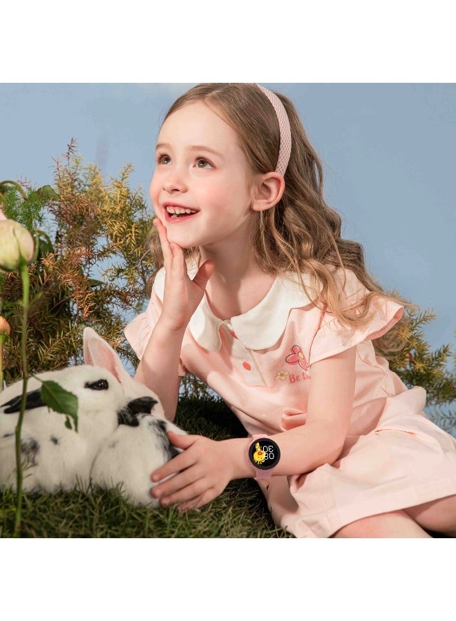 بورودو ساعة ذكية للأطفال مع تطبيق JuniCare وواتساب / مقاومة للماء IP67 / شاشة تعمل باللمس 1.3 بوصة / وقت عمل لمدة يومين / عد الخطوات - وردي - Image 2