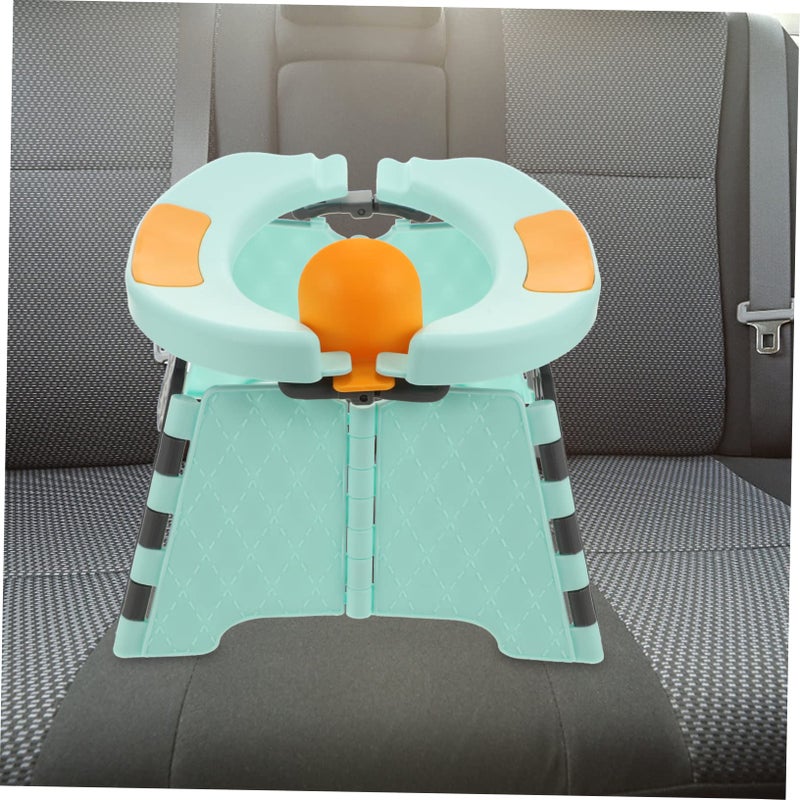 Portable Folding Travel Potty Seat For Kids Compact Lightweight Easy Clean Black - Image 5
