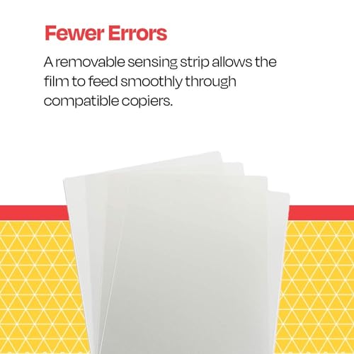 School Smart Copier Transparency Film, 8-1/2 x 11 Inches, Pack of 100 - Image 5