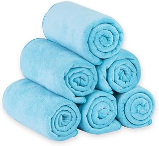 JML Microfiber Bath Towels, Bath Towel Set (6 Pack, 27" x 55") - Extra Absorbent and Fast Drying,Multipurpose - Image 1