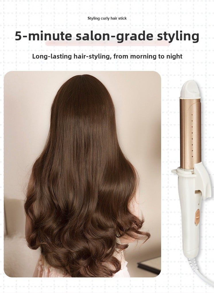 Goolsky Electric curling iron hair straightener dual-purpose splint fluffy home perm hair straightening plate clip internal buckle does not hurt hair negative ions - Image 4