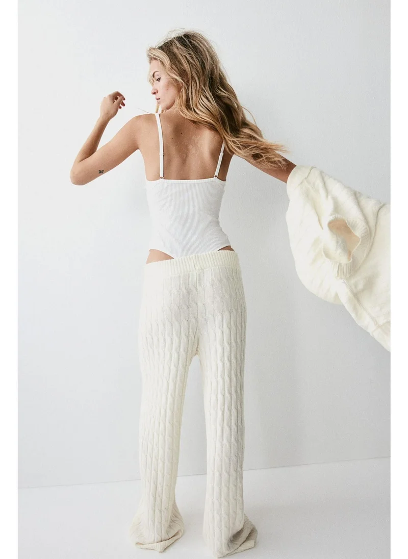 اتش اند ام Cable-knit trousers