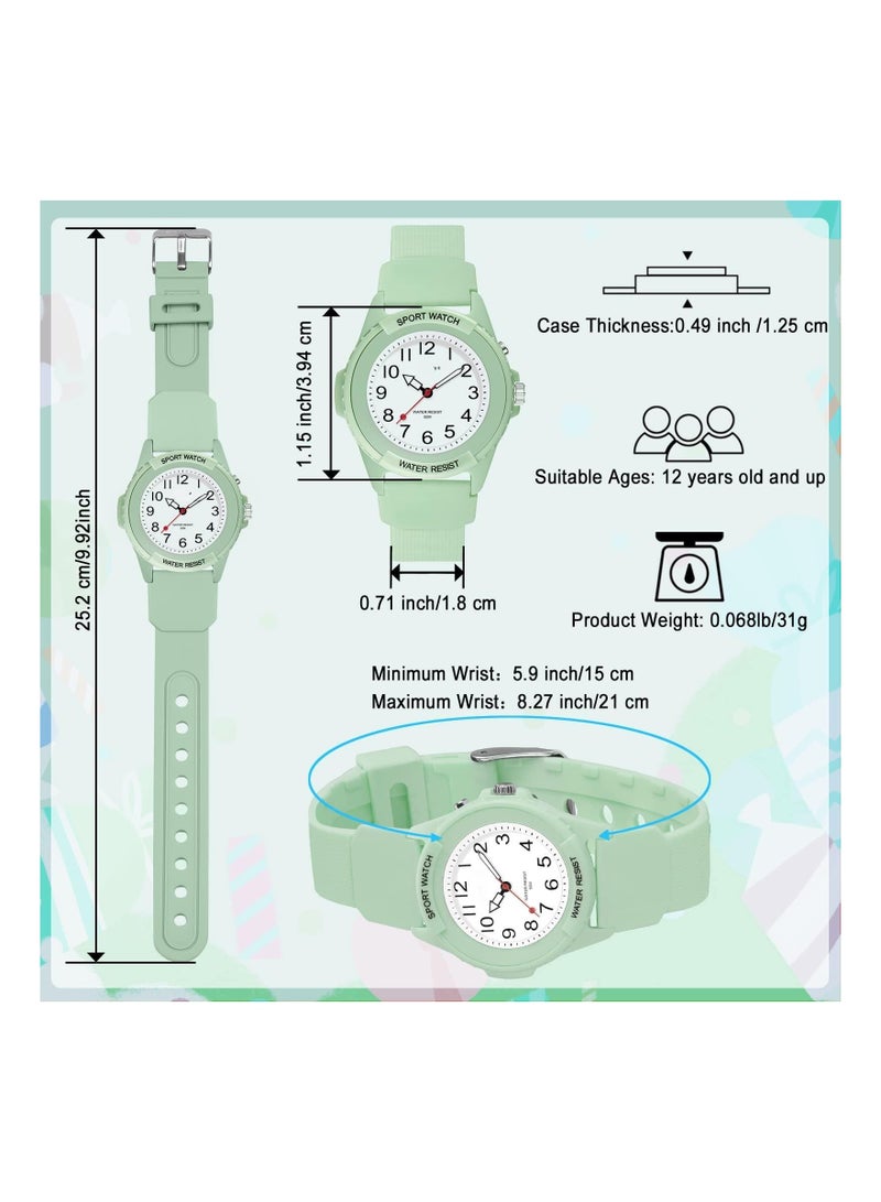 KASTWAVE Kids Analog Watch for Boys Girls, Waterproof Time Teaching Watch with Night Light, Easy to Read and Learning Time for Children 6-18 - Image 5