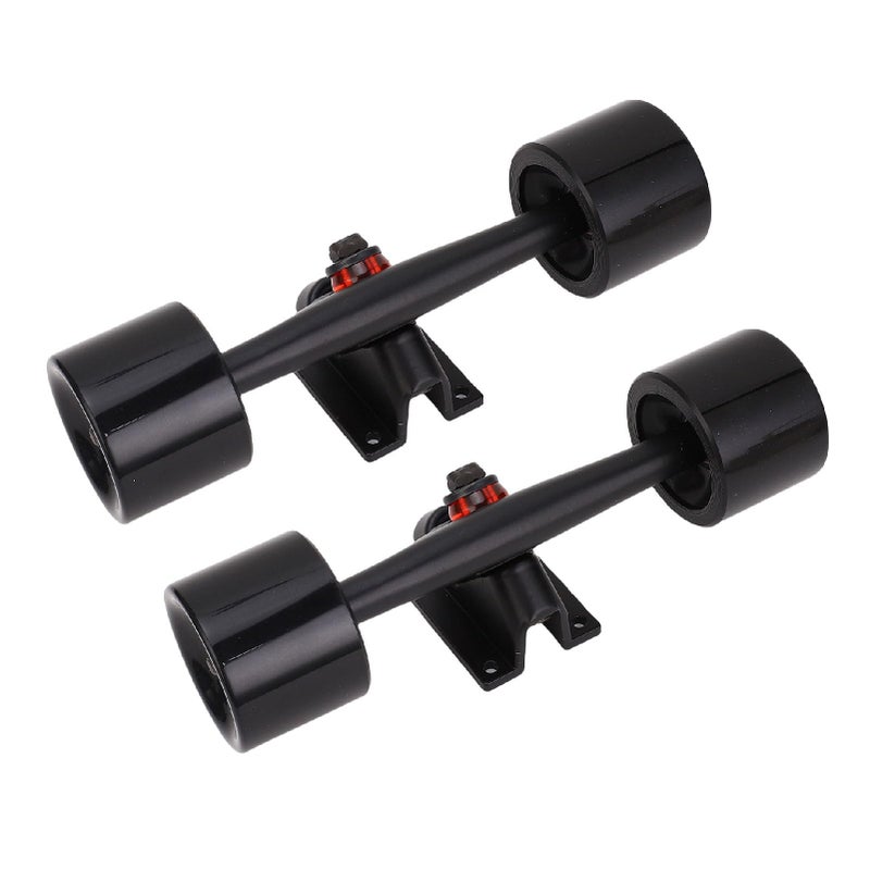 7 Inch Aluminum Alloy Longboard Truck Set with 65x51mm Wheels for Road Dance Board - Image 3