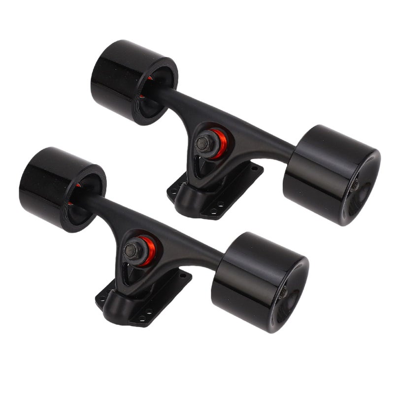 7 Inch Aluminum Alloy Longboard Truck Set with 65x51mm Wheels for Road Dance Board - Image 4