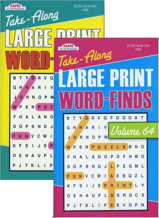 Kappa Word Search Books 5"x 8"- Multicolor (Design may vary)