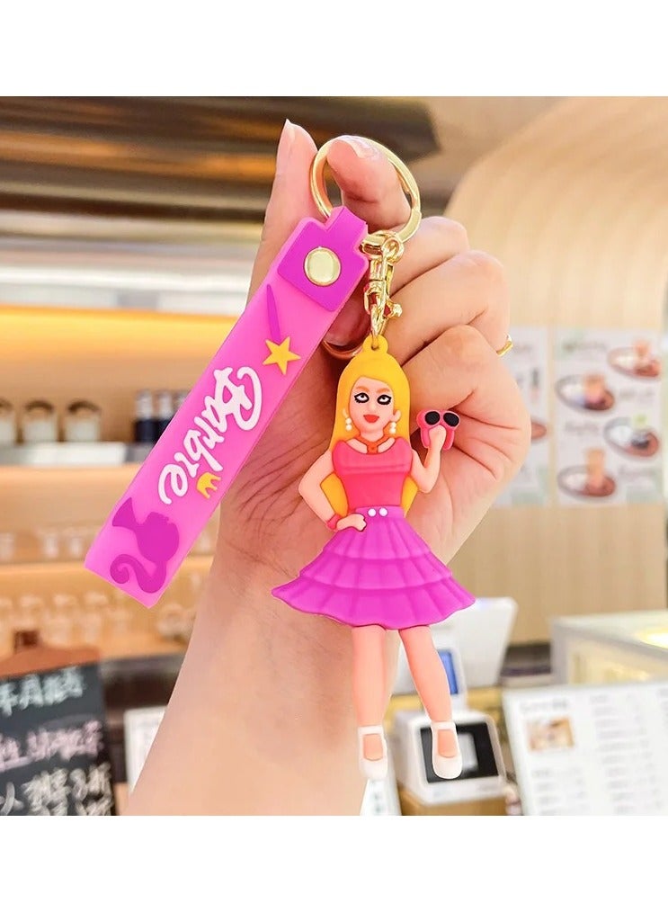 barbie keychain medal