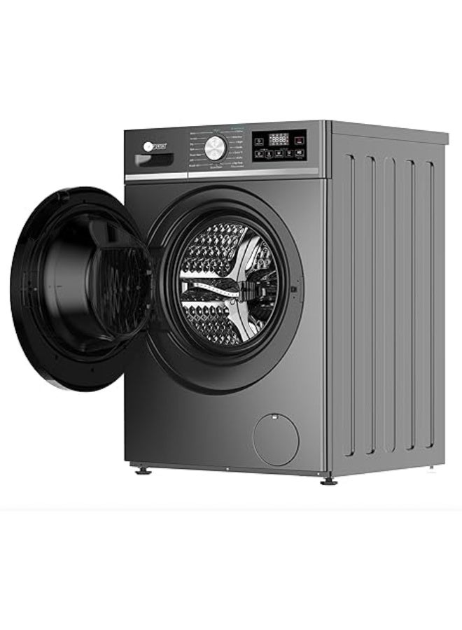 عفرا آلة غسيل أمامية AFRA 6KG بسرعة دوران 1000RPM مع محرك عاكس، وضع توفير الطاقة ونظام رش إزالة الرغوة، أبيض – AF-0601FWMG، ضمان سنة واحدة - Image 1