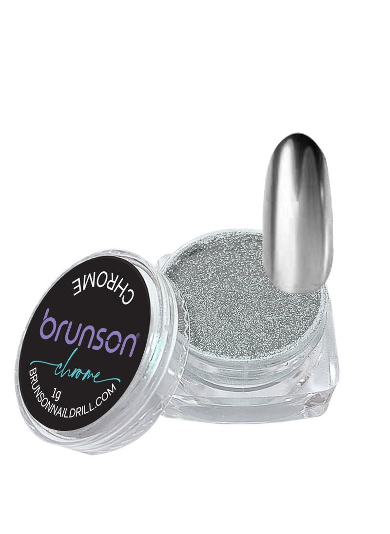 brunson Chrome Nail Metallic Powder Holographic Mirror Effect Nail Art Manicure Pigment JM-01 