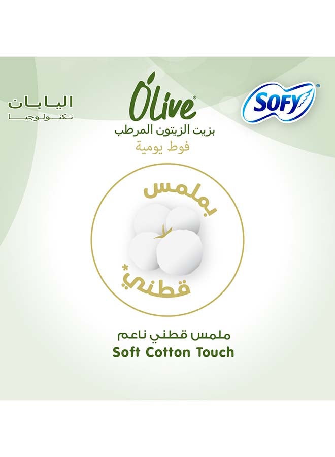 SOFY Olive Daily Panty Liner, Regular 155 mm, Pack of 80 Panty Liners - Image 5