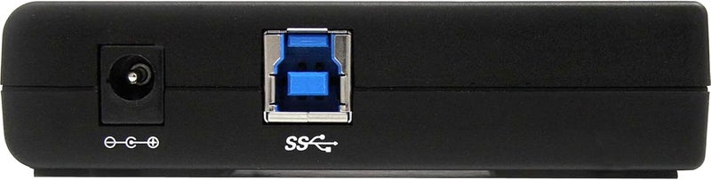 StarTech.com 4-Port USB 3.0 SuperSpeed Hub with Power Adapter - Portable Multiport USB-A Dock for PC/Mac - Image 3
