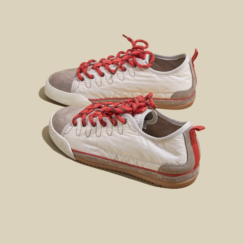 Women's Retro Lace-up Sneakers - Image 4
