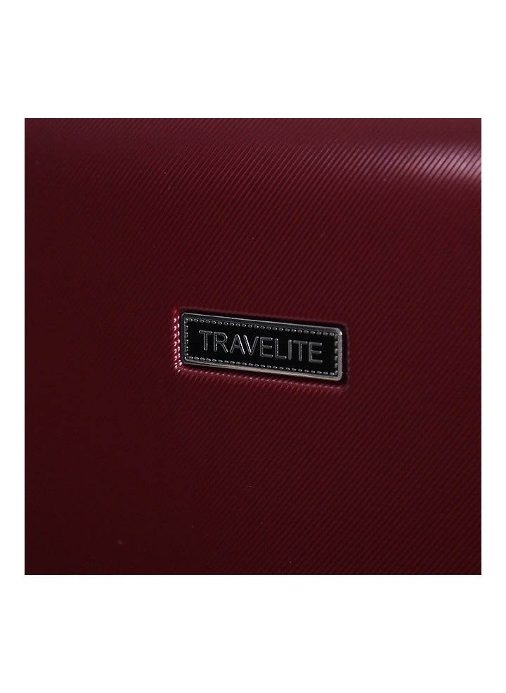 travelite - Travelite Hardshell  Luggage Trolley Bag 4 pcs Set,Burgundy - Image 1