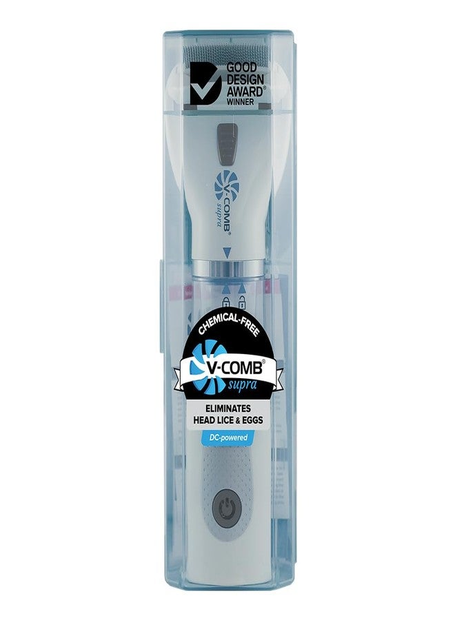 V-Comb Supra - Head Lice and Egg Remover - Pesticide and Chemical Free - 100% Natural Treatment - Image 1