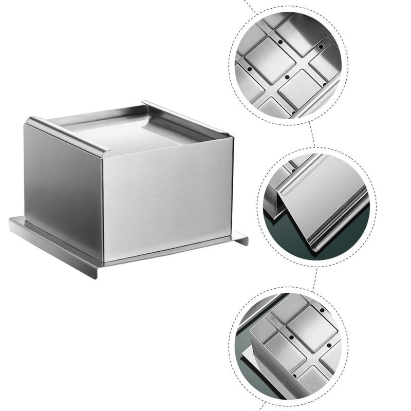 SUPVOX Stainless Steel Large Tofu Press Mold 304 Kitchen Tool - Image 4