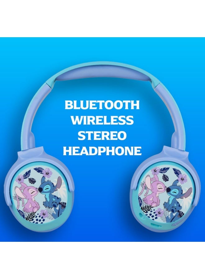 Volkano Disney Stitch 3D Bluetooth Wireless Stereo Headphones (DY-9955-ST) - Image 1