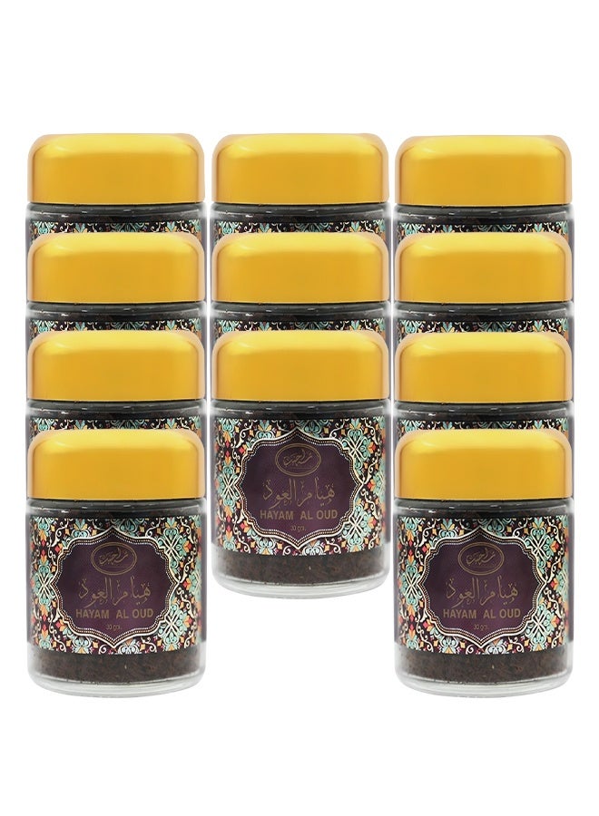 Genie Collection 11 Pieces Bakhoor Hiam Aloud Number 256200 30 Grams - Image 1