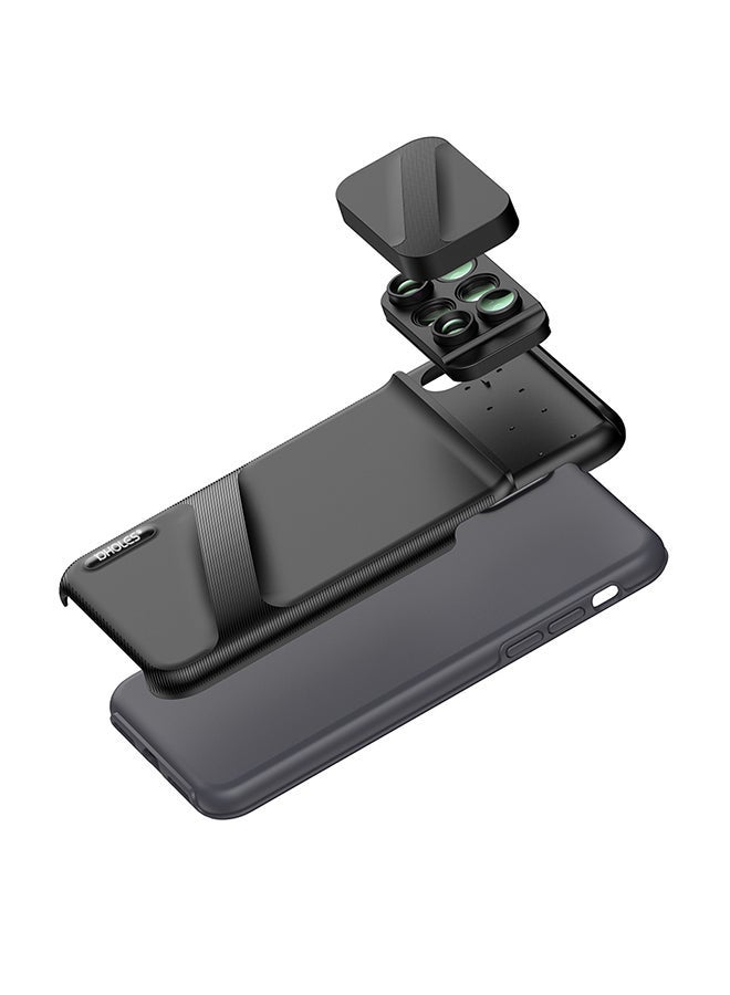 NIBEMINENT 6-In-1 Camera Lens Case Cover For iPhone XS Max Black - Image 2