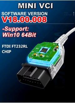 X-PRO5 Latest Techstream Tis Mini VCI J2534 OBD2-USB with License Key for Windows 10 Pro V18.00.008 Install Support Online  - Image 5