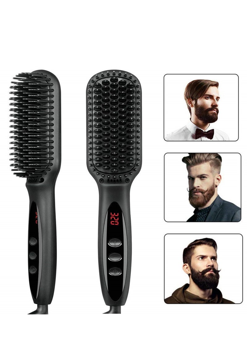 Multi-Function Men’s Hot Air Straightening Comb, Portable and Easy to Use, for Hair and Beard Styling, Enhance Personal Grooming Experience - Image 1