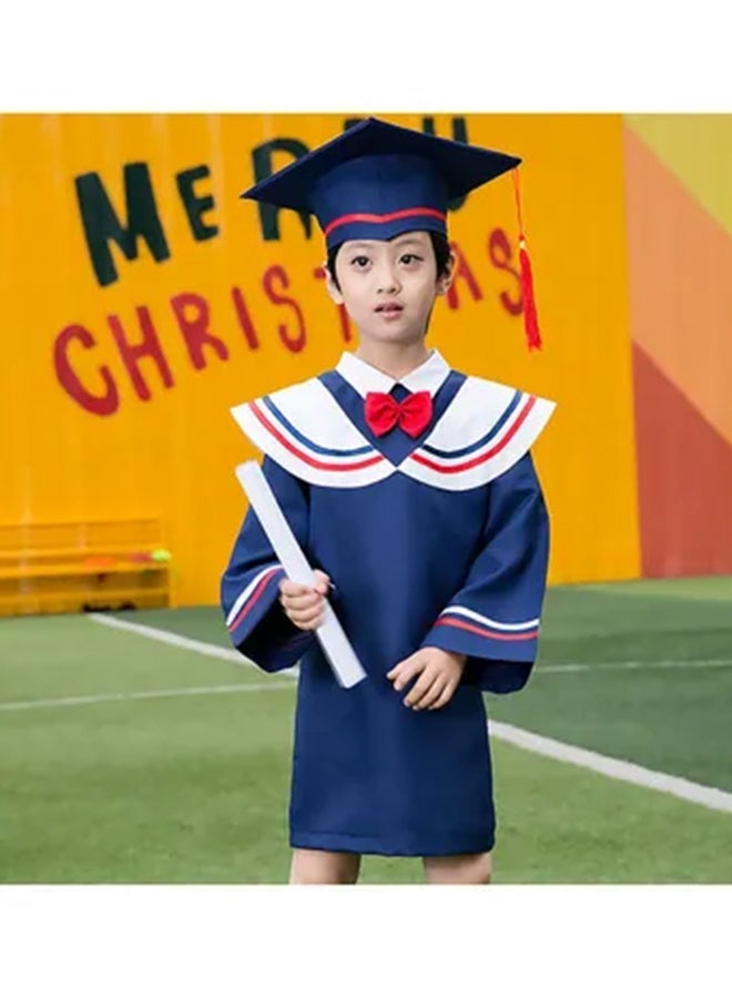 NIBEMINENT Kids Graduation Role Pretend Play Costume With Cap - Image 2