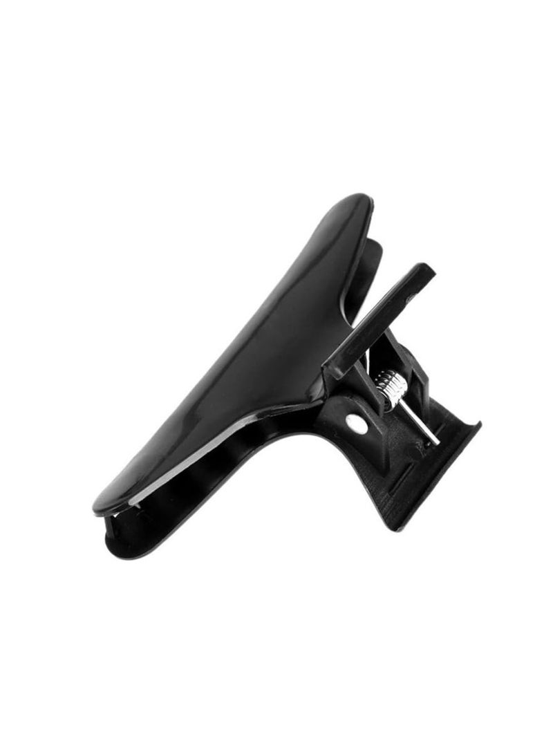 بلومنغ تايم 12 قطعة من مخلب الشعر على شكل فراشة بلاستيكي أنيق أسود - Image 1