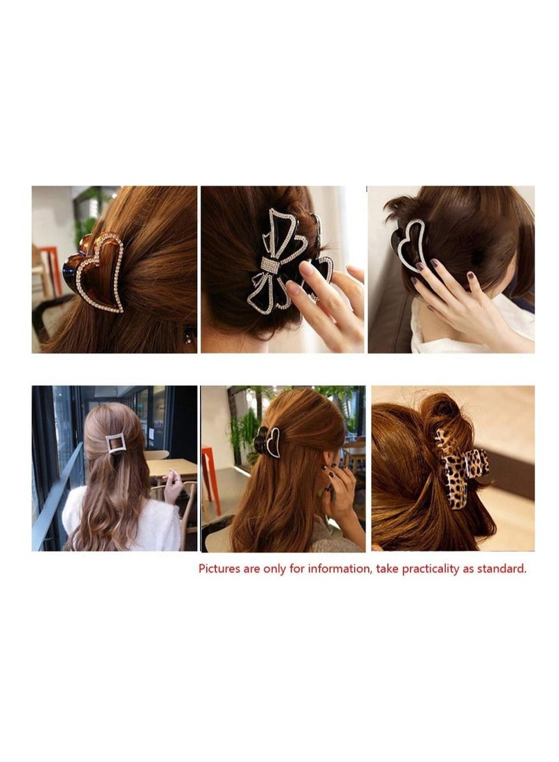 بلومنغ تايم 12 قطعة من مخلب الشعر على شكل فراشة بلاستيكي أنيق أسود - Image 4