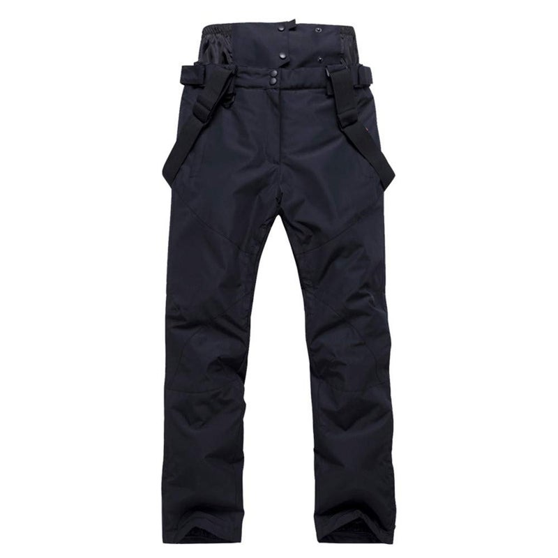 Come Wonka Mens Ski Jacket and Pants Set Ski Suit Winter Waterproof Windproof Hooded Snow Coat 2 Pieces Snowboarding Snowsuits Black+Black X-Large - Image 5