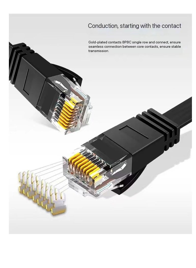 Laseta Cat8 3Meters Ethernet Cable ， Black  - Image 3