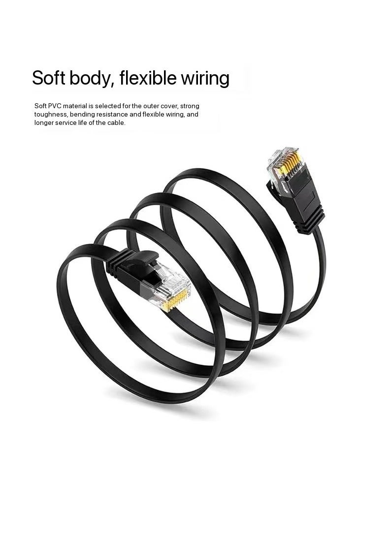 Laseta Cat8 3Meters Ethernet Cable ， Black  - Image 2