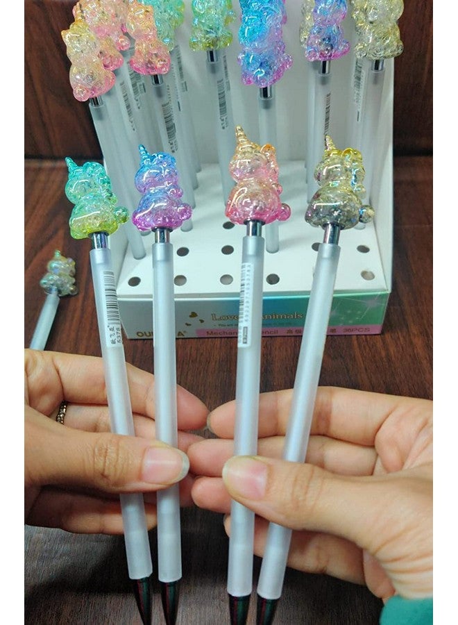 Tera13 TERA 13 Pencil for Girls (1 Pcs) Unicorn Theme Pencil for Kids, Pencil for Kids, Writing Pencil, Pencil for School Stationery Items, Crystal Pencil for Girls Return Gift for Kids - Image 1
