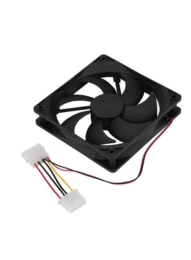 2PCS 120mm High Airflow Low Noise PC Computer Case Cooling Fan (Large 4P Interface) - Image 1
