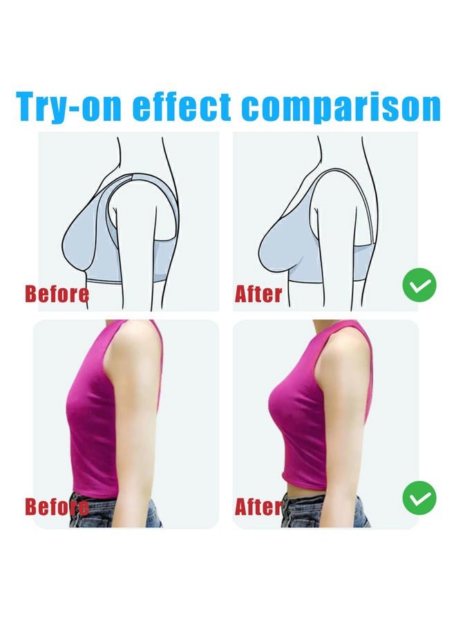 Runilut Women's Push Up Bra,Full-Coverage Underwire Bra,Hide Back Fat Deep Cup Bra,Smoothing T-Shirt Bra,Sculpting Uplift Bra, Purple, (40) C - Image 4