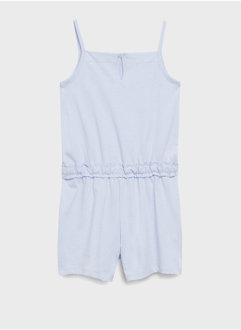 MANGO - Kids Halter Neck Playsuit - Image 1
