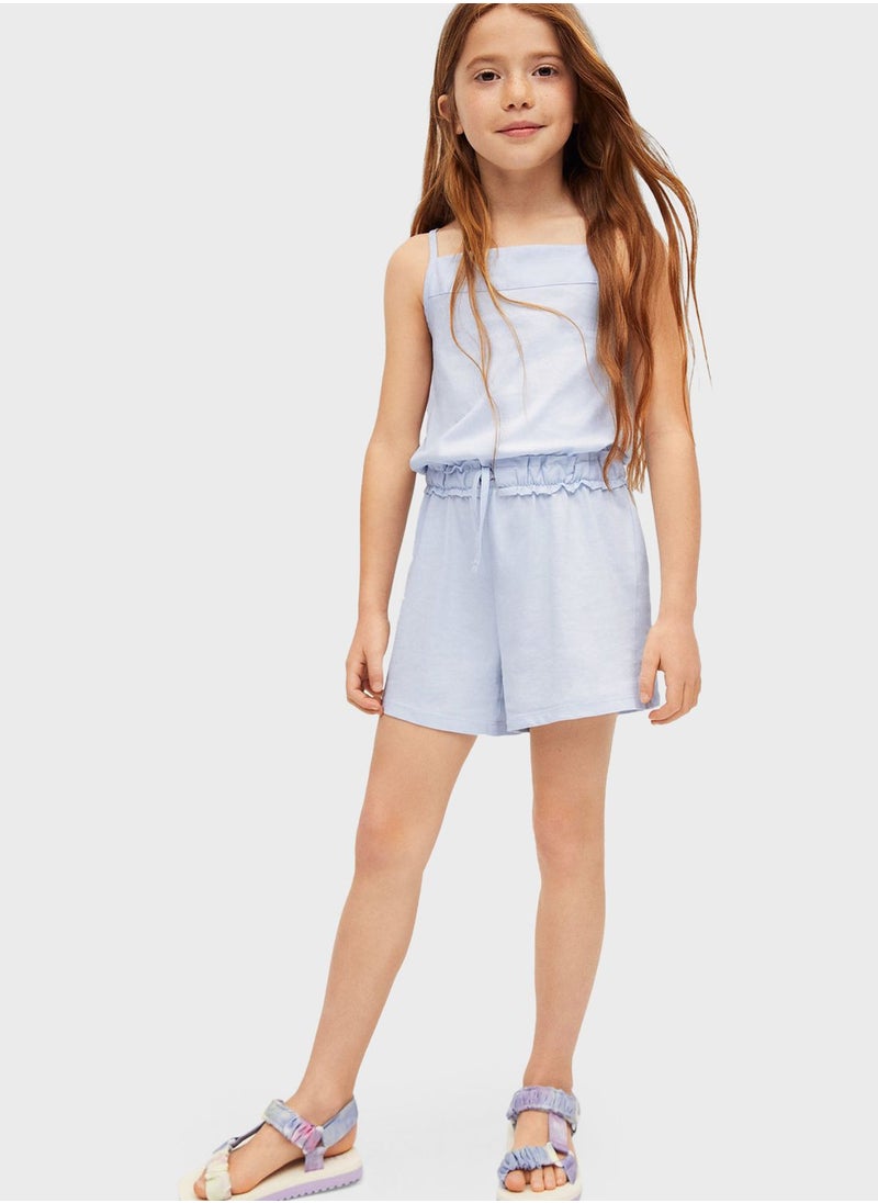 MANGO - Kids Halter Neck Playsuit - Image 1