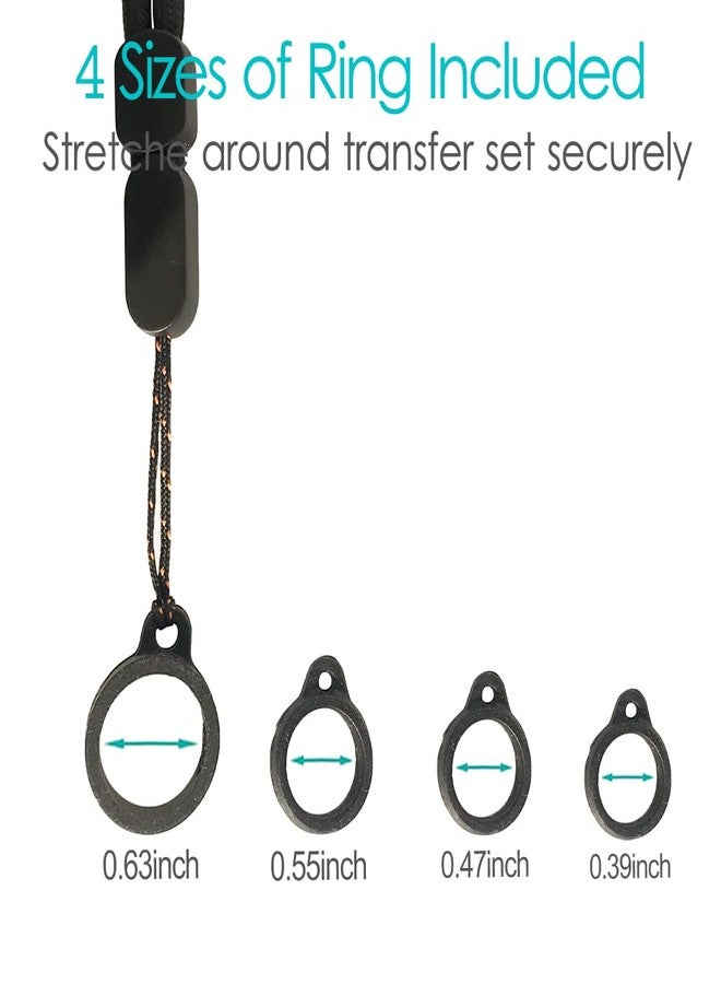 DiaBelt [2 Pack] PD Catheter Shower Holder Peritoneal Dialysis Cather Lanyard Accessories Shower Protector for Safety Support Secure Feeding Tube Peg Tube G-Tube Adults Men Women Patients Black - Image 5
