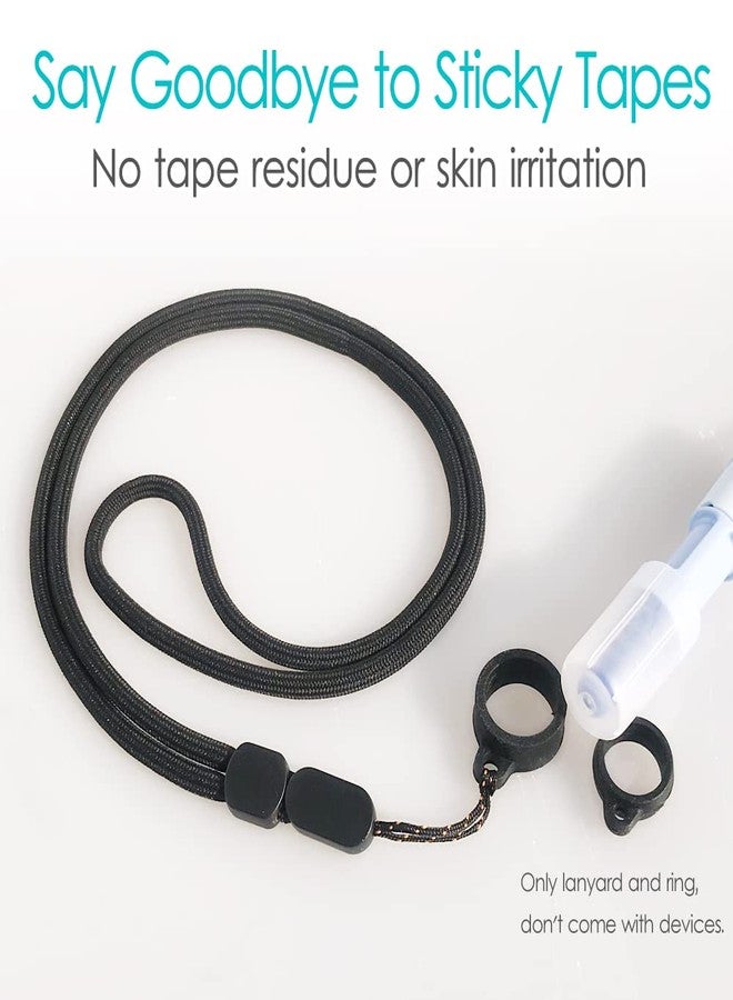 DiaBelt [2 Pack] PD Catheter Shower Holder Peritoneal Dialysis Cather Lanyard Accessories Shower Protector for Safety Support Secure Feeding Tube Peg Tube G-Tube Adults Men Women Patients Black - Image 3