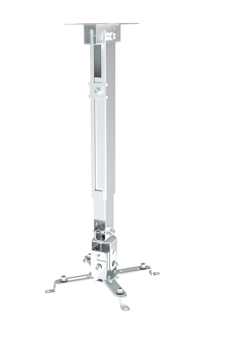 Swigger 9468 Projector Wall Mount Bracket, Max Rotatable Universal Bracket, 20 Kg, White