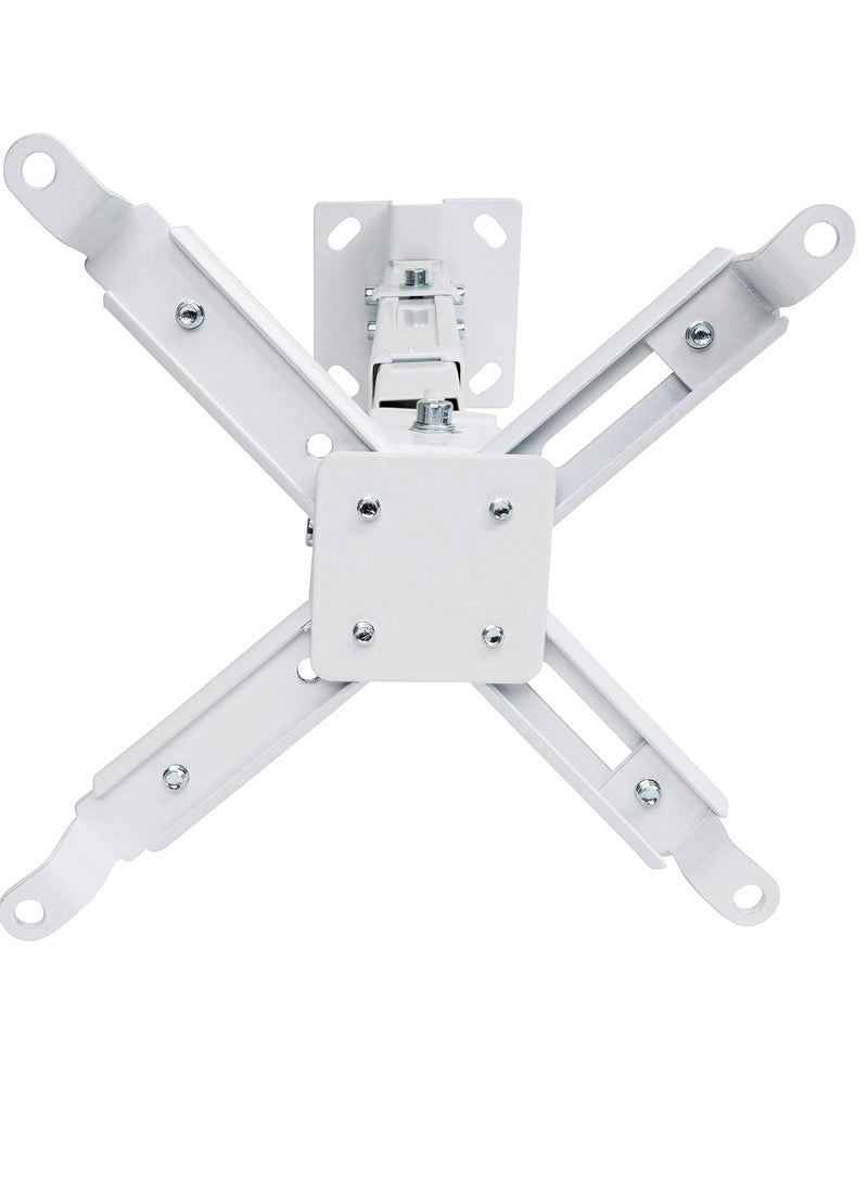 Swigger 9468 Projector Wall Mount Bracket, Max Rotatable Universal Bracket, 20 Kg, White