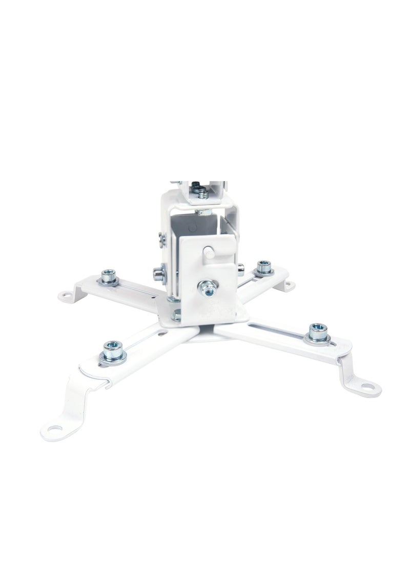 Swigger 9468 Projector Wall Mount Bracket, Max Rotatable Universal Bracket, 20 Kg, White
