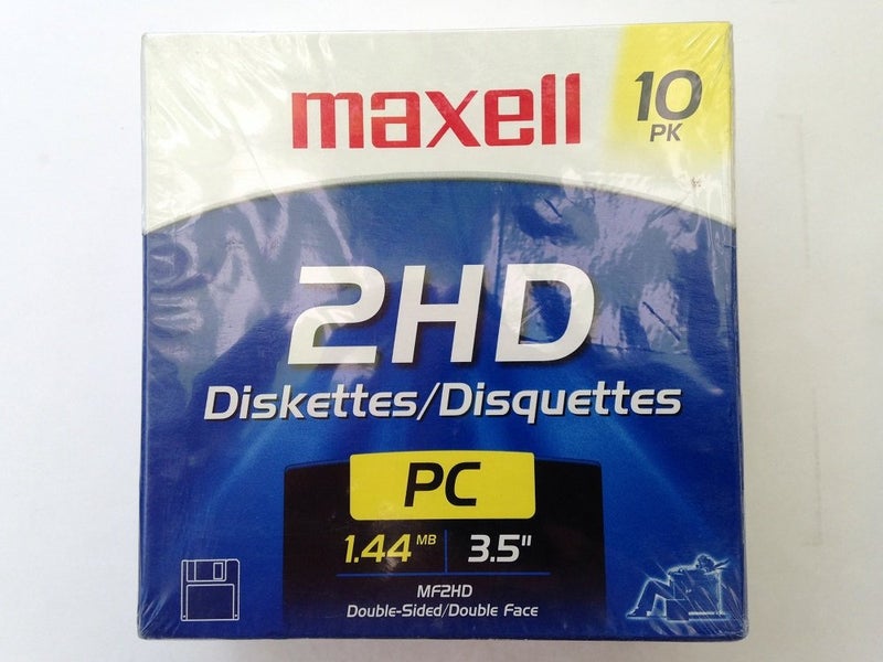 Maxell 3.5 HD 1.44MB Pre-Formatted MF2HD 10-Pack - Image 1