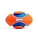 Chuckit Fumble Fetch Dog Football Outdoor and Indoor Interactive Dog Toy with Grooved Design for Easy Pickup Made from Durable Rubber Floats in Water Small Orange and Blue - Image 3