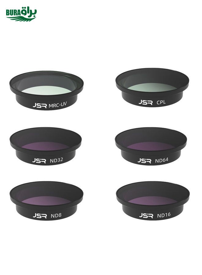 BURAQ JSR  Drone Filter Lens Filter For DJI Avata,Style: 6 In 1  - Image 1