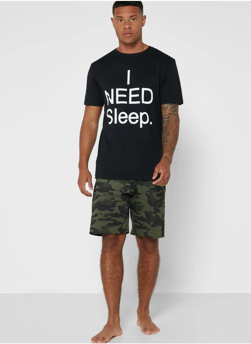 Seventy Five I Need Sleep Pyjama Set