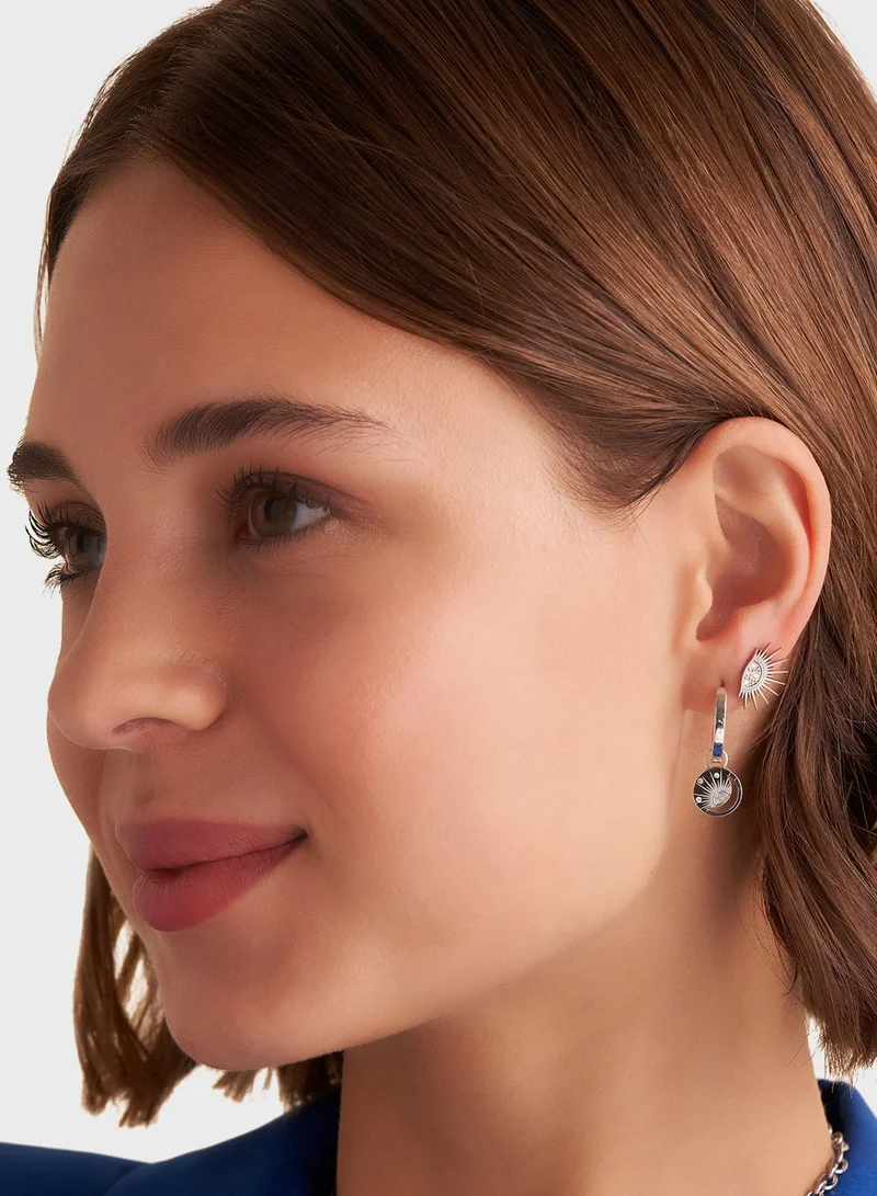 OLIVIA BURTON Stainless Drop Earrings