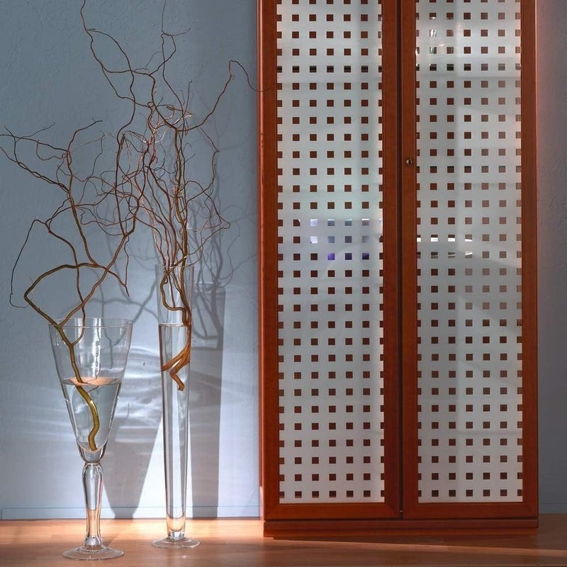 d-c-fix 338-8010 Privacy Glass Reusable Static Cling Window Film, Caree/Matrix, 26" x 59" Roll - Image 2