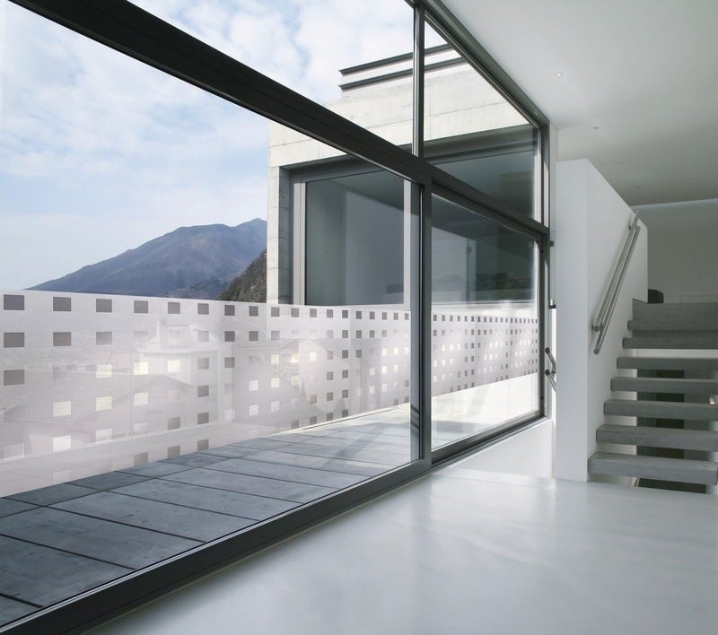 d-c-fix 338-8010 Privacy Glass Reusable Static Cling Window Film, Caree/Matrix, 26" x 59" Roll - Image 4