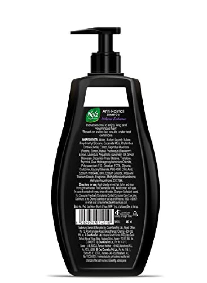 Nyle شامبو ls Volume Enhance المضاد لتساقط الشعر مع الريثا والتوت الأسود شامبو لطيف وناعم ذو درجة حموضة متوازنة وخالٍ من البارابين للرجال والنساء 400 مل - Image 3