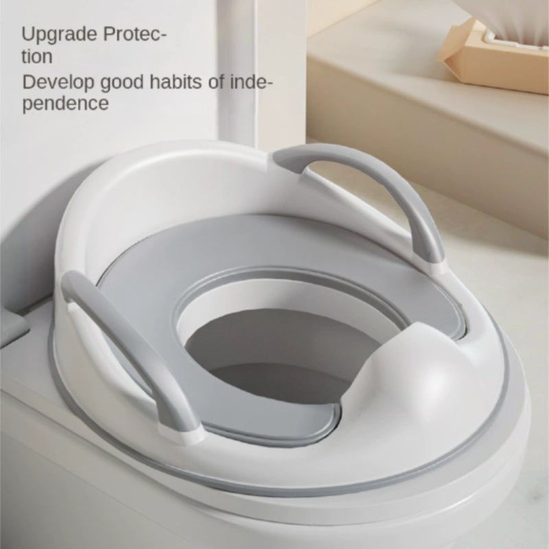 Baby Potty Seat: 1 Ergonomic Soft Cushioned Seat - Universal Fit Portable Potty for Home Travel Toilet Training Toddlers - Image 5